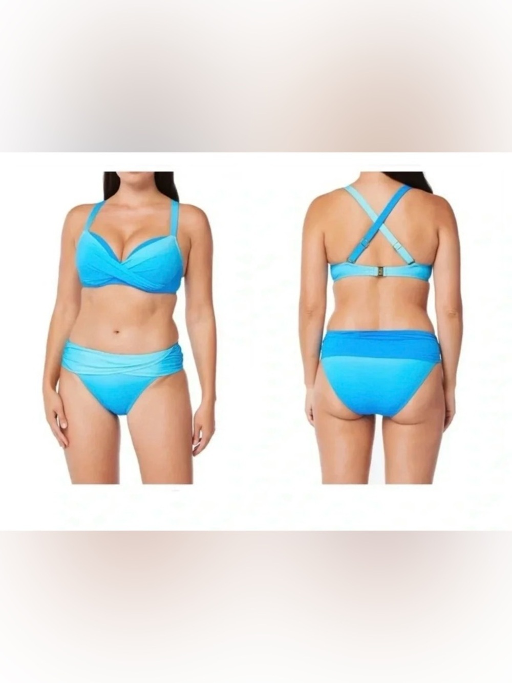 Bleu Rod Beattie Coast To Coast Underwire Molded Bikini Top and Bottom